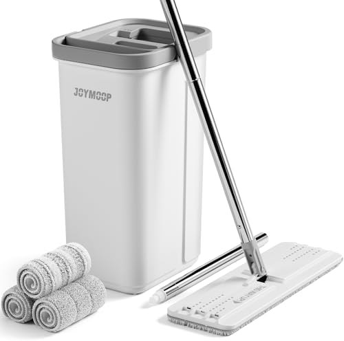 Flat Mop System with Wringer Bucket